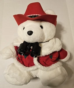 Vintage Babbo Natale Bear 1995 Dayton Hudson Christmas Conservation Corp. - Foto 1 di 15