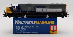 Walthers 910-19755 HO CSX EMD SD60 Diesel Locomotive #8790 w/ Sound & DCC LN/Box - Picture 1 of 3