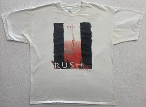 RARA Maglietta Vintage Rush Vapor Trails 2002 Tour Band Adulto XL Bianca Uomo - Foto 1 di 13