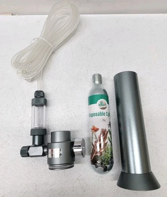 hygger 台式水族箱 CO2 系统,二氧化碳调节器 带 45 克 一次性二氧化碳盒 — 第 1/4 张图片