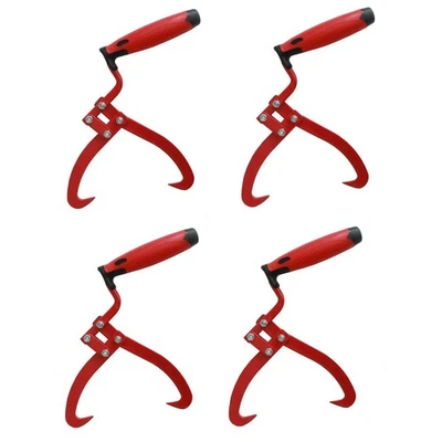 4x Handpackzange Packzange Handhebehaken Sappie Holzgreifer Forstzange Heber - Bild 1 von 4