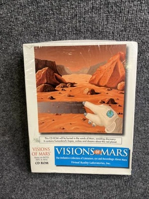 Visions Of Mars Vintage CD ROM for MPC & MAC Sealed Virtual Reality Laboratories - Image 1 of 4