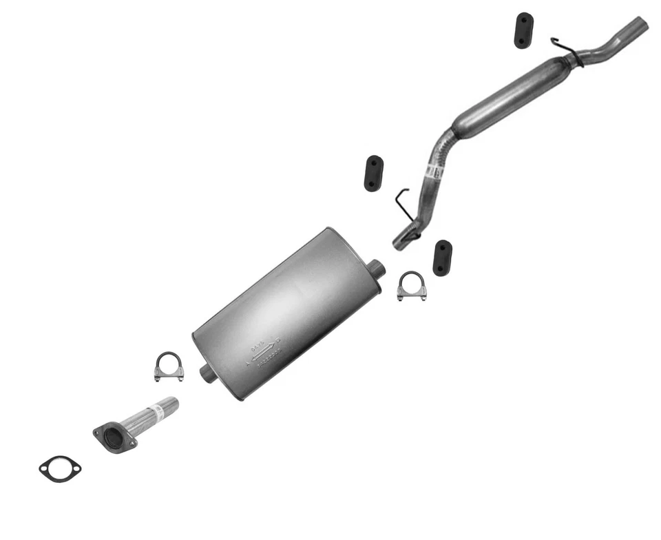 Tubo de escape silenciador Buick Rendezvous 3,4 L 3,5 L tracción delantera 2002-2007 Foto 1 de 4