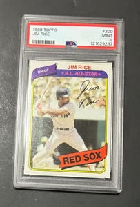 1980 Topps #200 Jim Rice Boston Red Sox HOF PSA 9 MINT - Bild 1 von 2