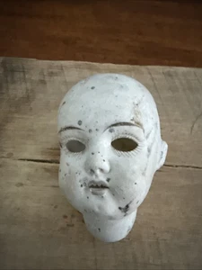 Antiker Porzellan Puppenkopf, 1,4", Puppenstubenpuppenkopf, gemarkt "Germany 16/0" - Bild 1 von 18