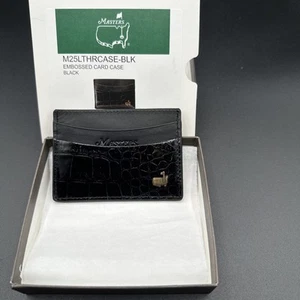 Portafoglio Masters Golf Augusta Nazionale Nero Porta Carte Martin Dingman - Foto 1 di 6
