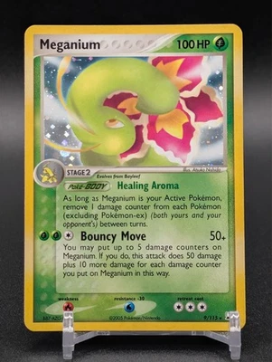 Meganium Holo Rare - 9/115 - EX Unseen Forces - VLP - Image 1 of 4