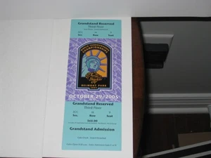 2005 Belmont Park Breeders' Cup Saturday Grandstand Admission Full Ticket - Picture 1 of 2