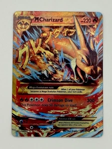 Pokemon M Charizard EX Secret Rare XY Flashfire Card 107/106 - EX Condition - Picture 1 of 6