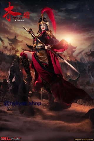 TBLeague PL2023-204A 1/6 Female Ancient General MULAN-Black 12''Action Figure Cover