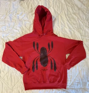 MARVEL  Spiderman Homecoming RED Pullover Hoodie Sweatshirt SZ M - Picture 1 of 9