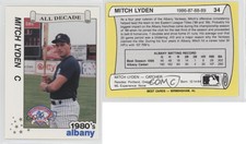 1990 Best Albany-Colonie Yankees/A's All Decade Mitch Lyden #34