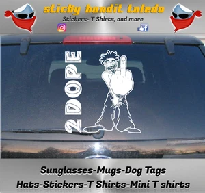ICP Insane Clown Posse Shaggy 2 Dope 13 inch window vinyl decal sticker - Picture 1 of 5