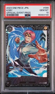 PSA 10 One Piece Japanese Koby OP02-098 Premio Evento Oficial - Imagen 1 de 1