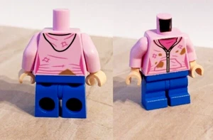 New LEGO Kid Girl Dirty Jacket Coat School Kid Add Your Head Torso Legs - Picture 1 of 1