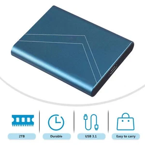 1/2/4T Festplatte Plug & Play Hochgeschwindigkeitsübertragung HDD Datenspeicher - Bild 1 von 19