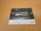 2015 2016 Audi Q7 Verkaufsbroschüre 72pg Händlerliteratur ORIGINAL