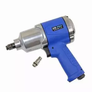 US PRO AIR IMPACT WRENCH 1/2" DRIVE 569NM HEAVY DUTY RATCHET COMPRESSOR 8588 - Picture 1 of 4