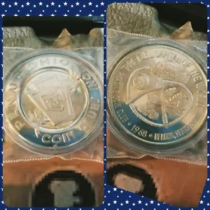 Penn-Ohio Coin Club PRETZEL CAPITAL OF THE WORLD .999 Fine Silver Coin Round UNC - Picture 1 of 1
