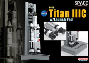 Dragon Space Collection NASA TITAN III C WITH LAUNCH PAD modellino scala 1/400 - Imagen 1 de 1