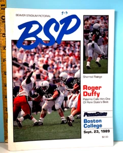 🔥 1989 Boston College vs PENN ST. College Football Program HIGH GRADE!!🔥 - Picture 1 of 1