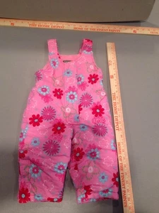 6-12 Months Girls L.L. Bean Toddler Bib Snow Pants - Picture 1 of 7