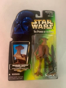 Star Wars Momaw Nadon "Hammerhead" Power of the Force 1997 Green Card In Box - Picture 1 of 3