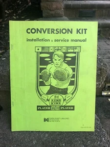 Ring King by Data East Arcade Conversion Kit Installation Manual - Picture 1 of 5