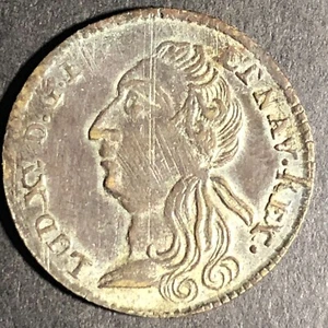 Louis XV Jeton "LUD XV D G FR ET NAV RE" Gaming Counter Token Monument 24.4mm - Picture 1 of 3