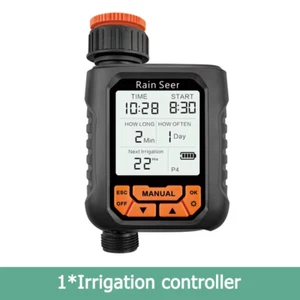 Rain Seer Large LCD Display Water Timer Waterproof IP65 Home Garden Irrigation R - Picture 1 of 14