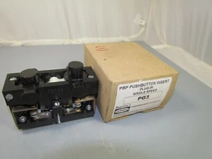 Hubbell Push Button Insert, PG3, Single Speed NIB - Picture 1 of 1