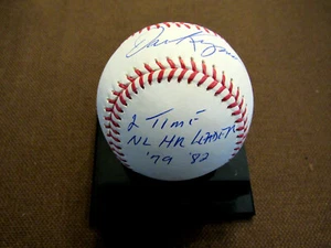 DAVE KINGMAN 2 TIME HR LEADER 79 82 METS YANKEES SIGNED AUTO OML BASEBALL JSA - Picture 1 of 3