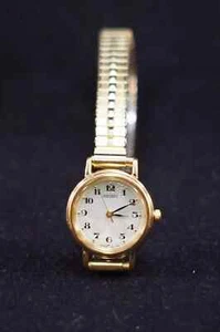 Elegante reloj de cuarzo vintage Seiko tono dorado para mujer - clásico y atemporal - Imagen 1 de 12