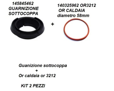 SAECO KIT GUARNIZIONE SOTTOCOPPA 145845462+OR CALDAIA 140325962 PER GRAN GAGGIA STYLE