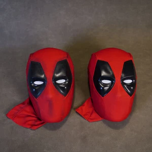Handmade Deadpool Screen Accurate Cosplay Wearable Helmet Prop Mask + Faceshell - Picture 1 of 14