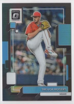 2022 Donruss Optic Black Trevor Rogers /149 Miami Marlins - Image 1 of 2