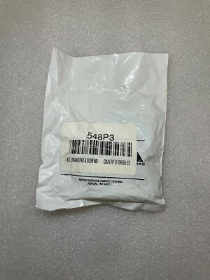 *OFERTA* NUEVO OEM 548P3 Kit de pastillas de freno y tornillos para arandelas Speed Queen/Alliance Foto 1 de 3