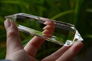 Varita de cuarzo de punta de cristal transparente de 13 lados 99 % altitud del Himalaya 4,91" - Imagen 1 de 5