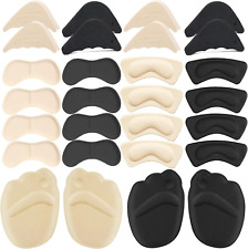 16 Pairs Shoe Filler Heel Grips for Womens Shoes - Shoe Filler for Too Big Shoes