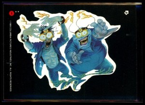 SCOLERI GHOSTS 1989 Topps Ghostbusters II Sticker #6 C1