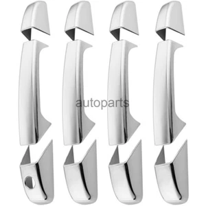 Chrome Door Handle Covers For Silverado Tahoe Sierra Avalanche Escalade Yukon 17 - Picture 1 of 5