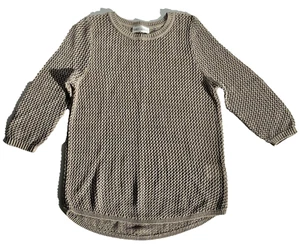 Womens Jumper Loose Knit Jumper Brown Size 8 Fella Hamilton - Picture 1 of 9