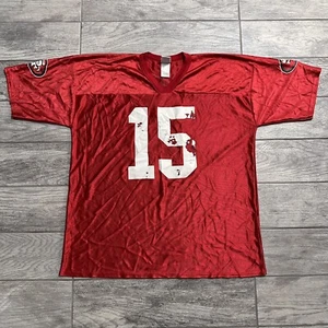 Michael Crabtree San Francisco 49ers Football Jersey Men’s 2XL Vintage Rare Red - Picture 1 of 6