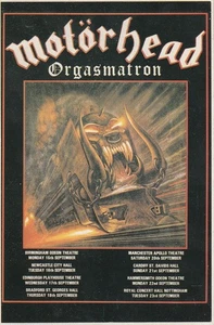 MOTÖRHEAD Orgasmatron cartolina originale francese 1986 - Foto 1 di 2