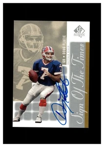 2000 SP Authentic Sign of the Times Autograph #FL Doug Flutie Buffalo Bills - Picture 1 of 2