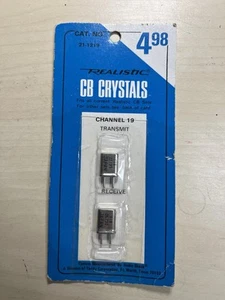 Vintage NOS Realistic 21-1219 kanałów 19 Transmisja i odbieranie CB Crystal Para - Zdjęcie 1 z 1