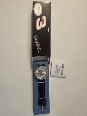 Nuevo de Lote Antiguo 2007 Avon Damas Reloj Brillante NASCAR Dale Earnhardt Sr # 3 Banda Negra NUEVO Foto 1 de 4
