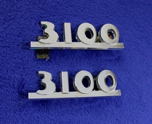 Vintage Chevy 1947-1953 3100 Truck Side Hood Emblem Badge Sedan Delivery 1/2 Ton - Picture 1 of 8