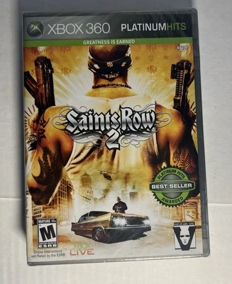 Saints Row 2 Platinum Hits Microsoft Xbox 360 Brand New Sealed - Image 1 of 4