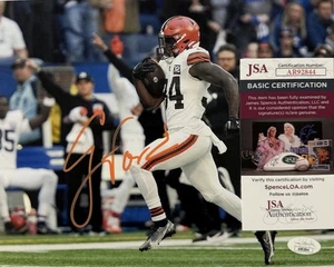 Jerome Ford Cleveland Browns seltenes signiertes handsigniertes 10x8 Foto JSA COA - Bild 1 von 7